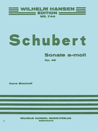 Book cover for Schubert Sonata In Amin Op42 Pf Piano