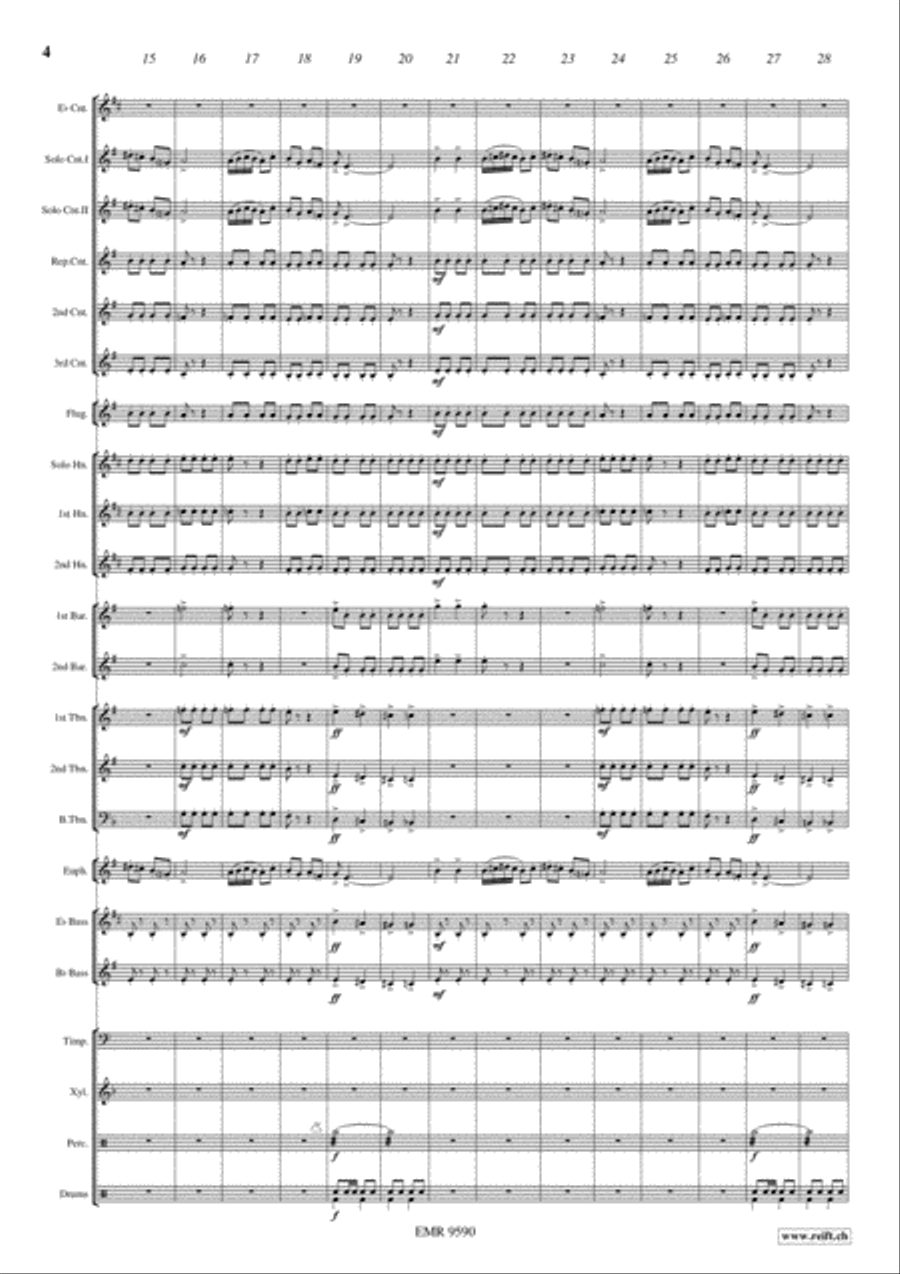 Zigeunertanz Zigeunertanz Brass Band scores gallery preview page 5