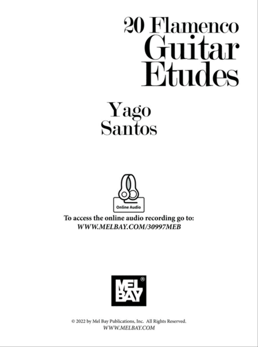 20 Flamenco Guitar Etudes Classical Guitar scores gallery preview page 2