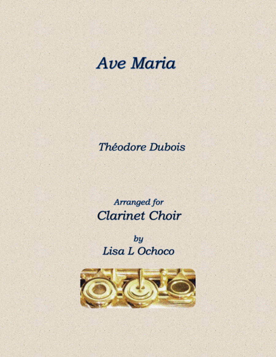 Ave Maria for Clarinet Choir image number null