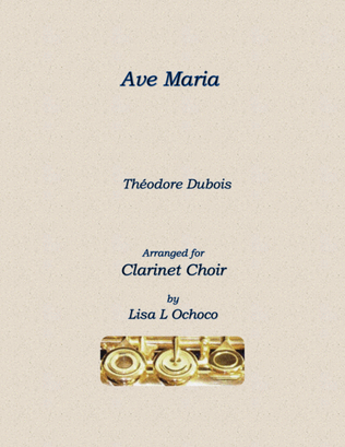 Ave Maria for Clarinet Choir