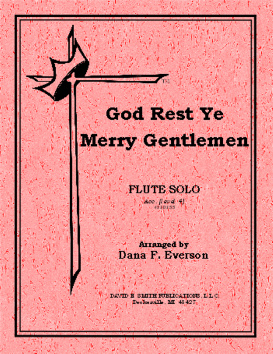 God Rest Ye Merry Gentlemen Flute Solo scores gallery preview page 1