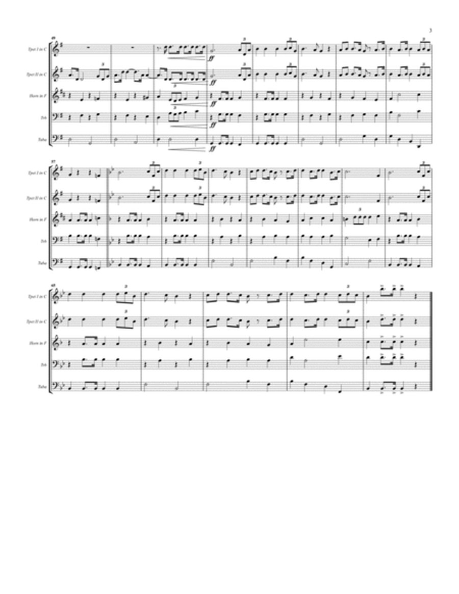 Trimumphal March from Aida for Brass Quintet image number null
