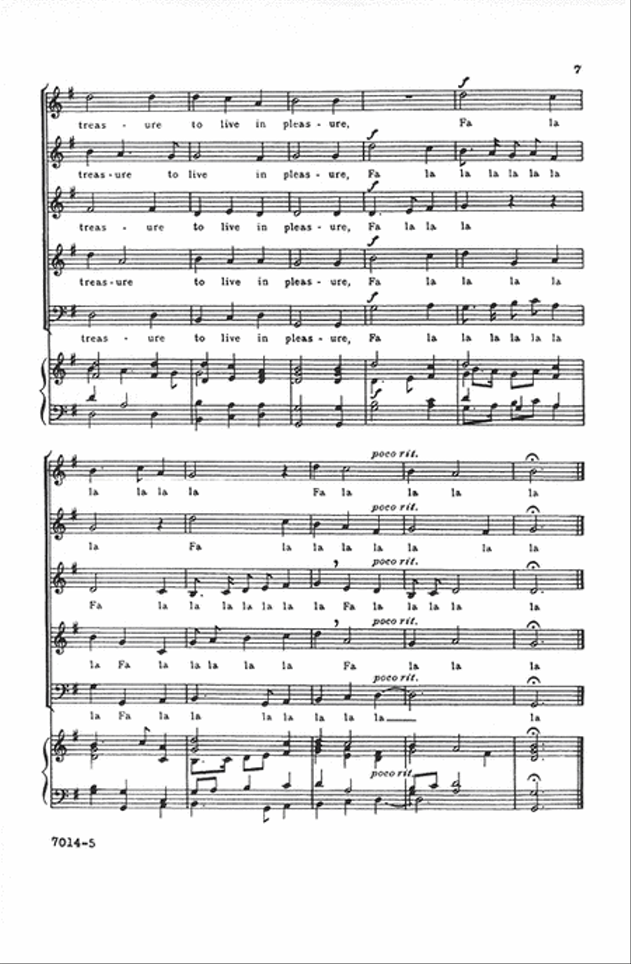 Sing We and Chant It SSATB scores gallery preview page 6