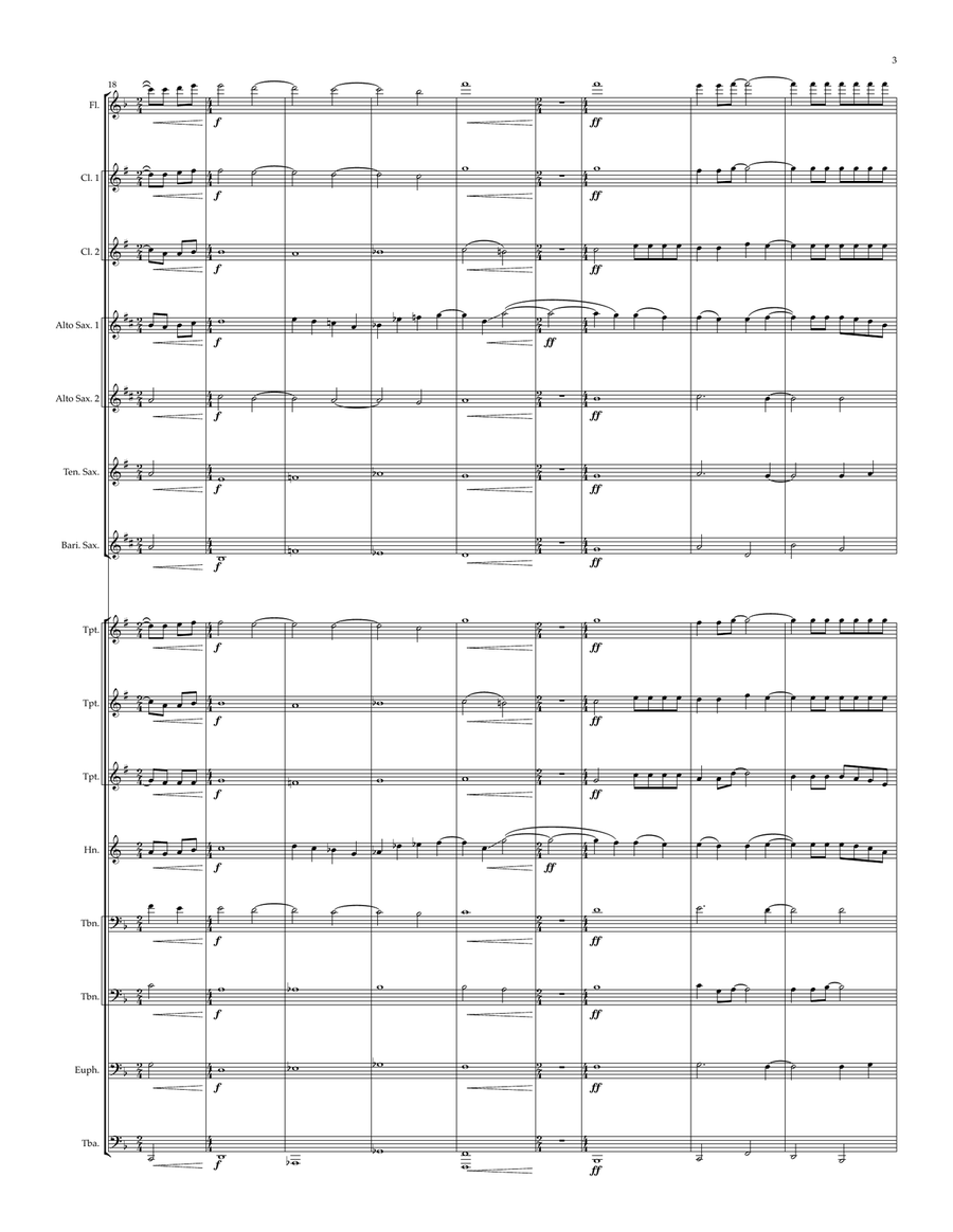 Heart Of Gold Heart Of Gold Marching Band scores gallery preview page 3