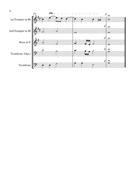 Magnificat for Brass Quartet (Palestrina) image number null