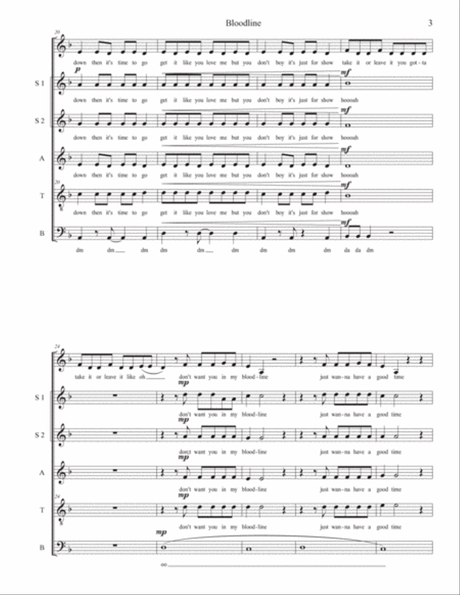 Bloodline Divisi scores gallery preview page 3