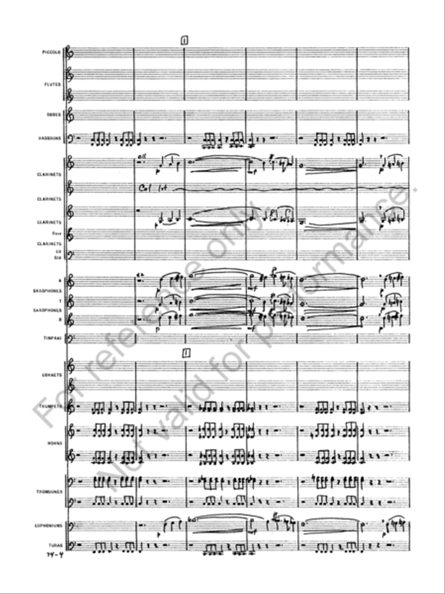 Capriccio Italien Concert Band scores gallery preview page 6