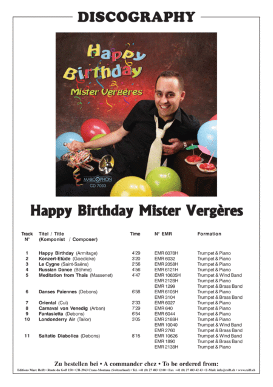 Happy Birthday Tenor Saxophone scores gallery preview page 3