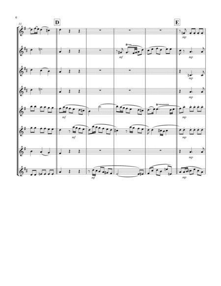 Recordare (from "Requiem") (F) (Saxophone Octet - 1 Sop, 3 Alto, 3 Ten, 1 Bari)