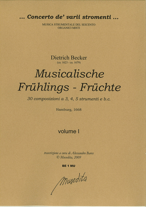 Musicalische Fruhlings-Fruchte (Hamburg, 1668)