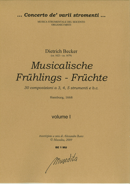 Musicalische Fruhlings-Fruchte (Hamburg, 1668)