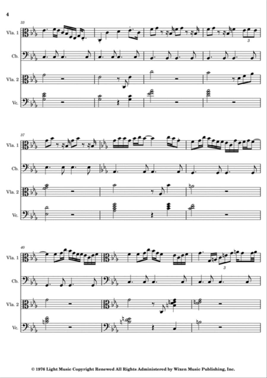 Europa String Quartet scores gallery preview page 4
