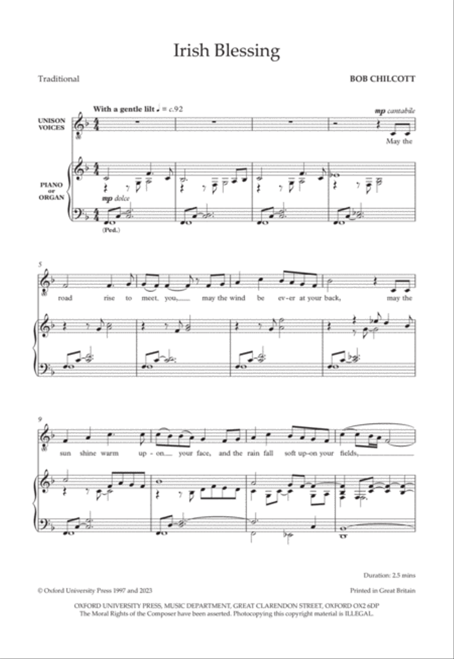 Irish Blessing Irish Blessing Score scores gallery preview page 2