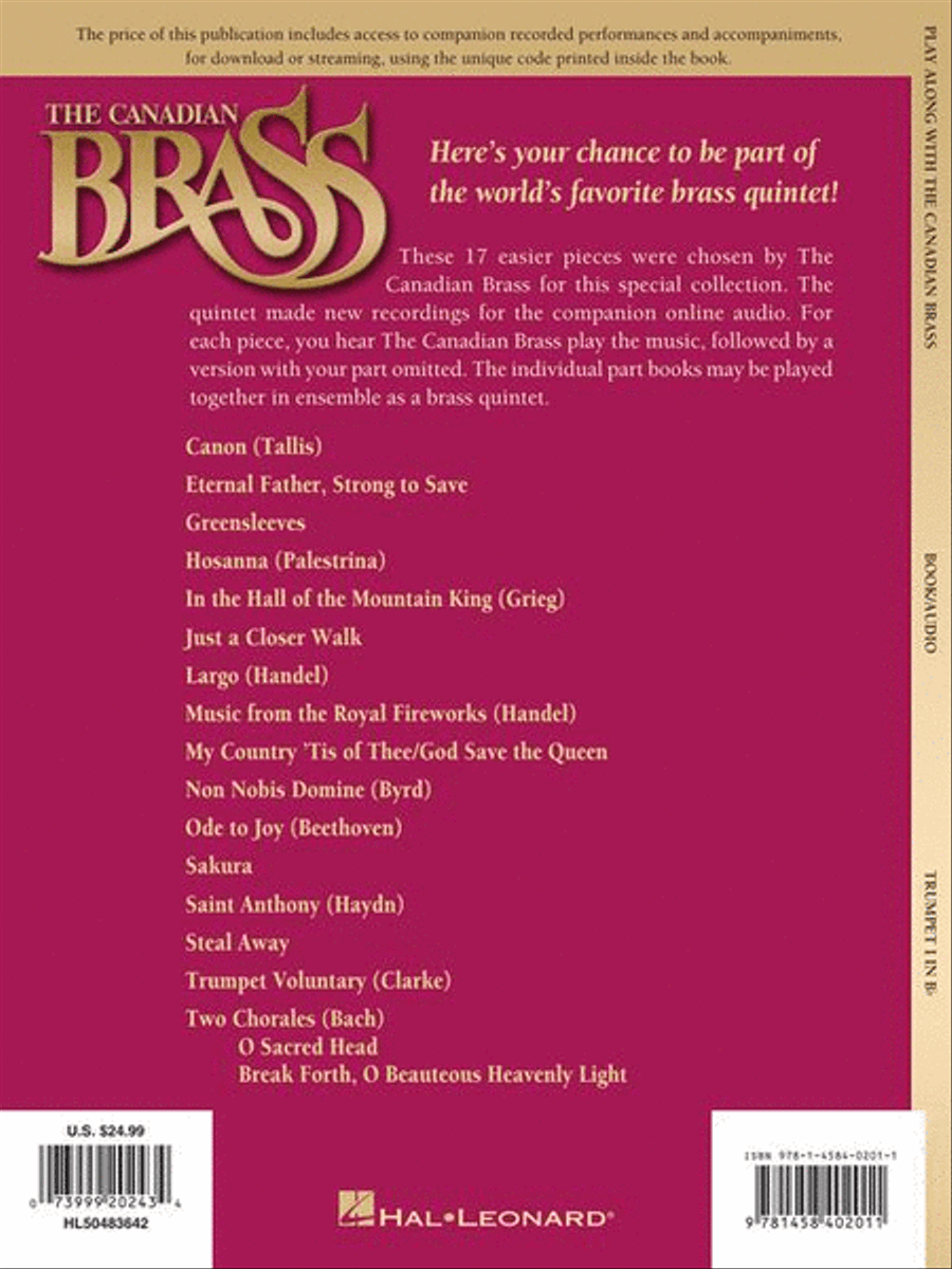 Play Along with The Canadian Brass Brass Quintet scores gallery preview page 7