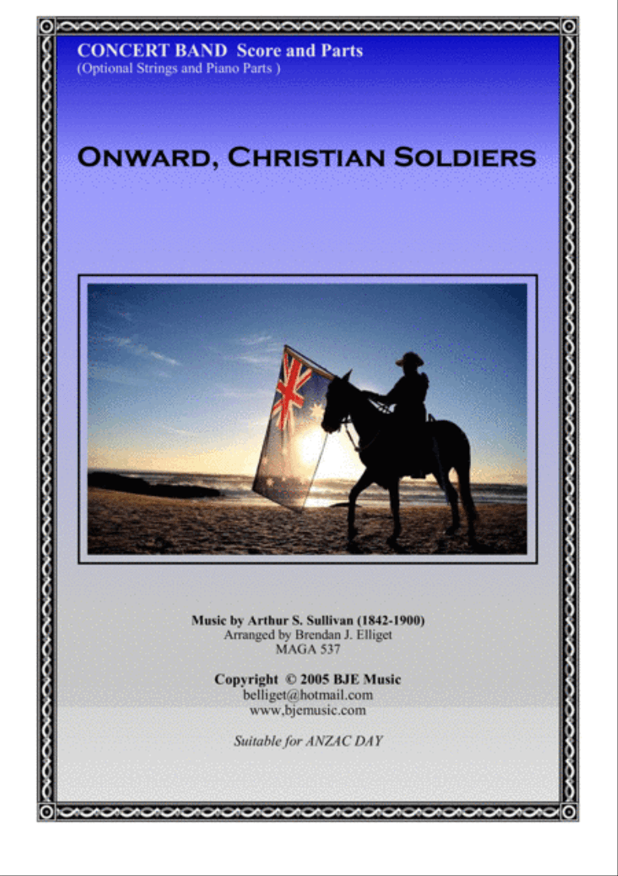 Onward Christian Soldiers Concert Band Score and Parts PDF Concert Band scores gallery preview page 1
