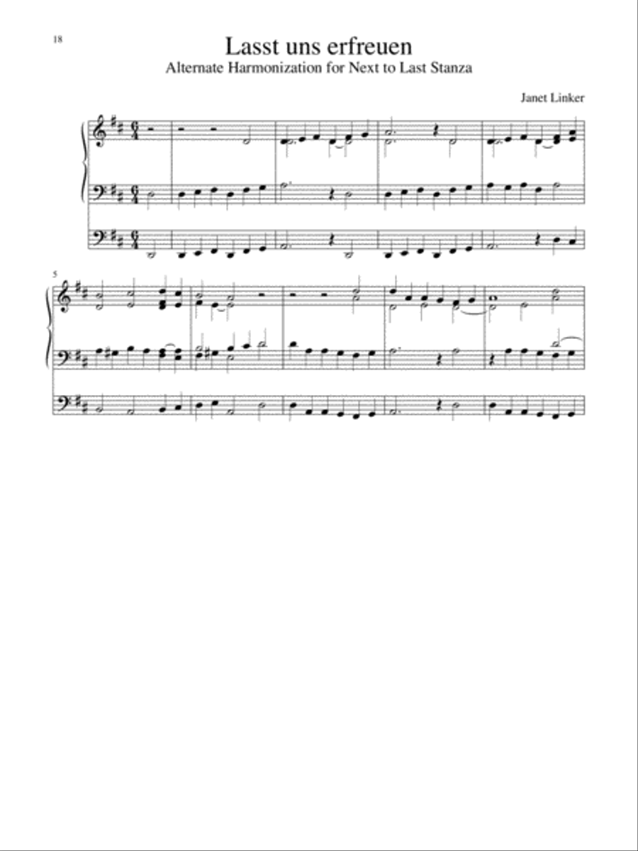 Variations on All Creatures of Our God and King Organ scores gallery preview page 8