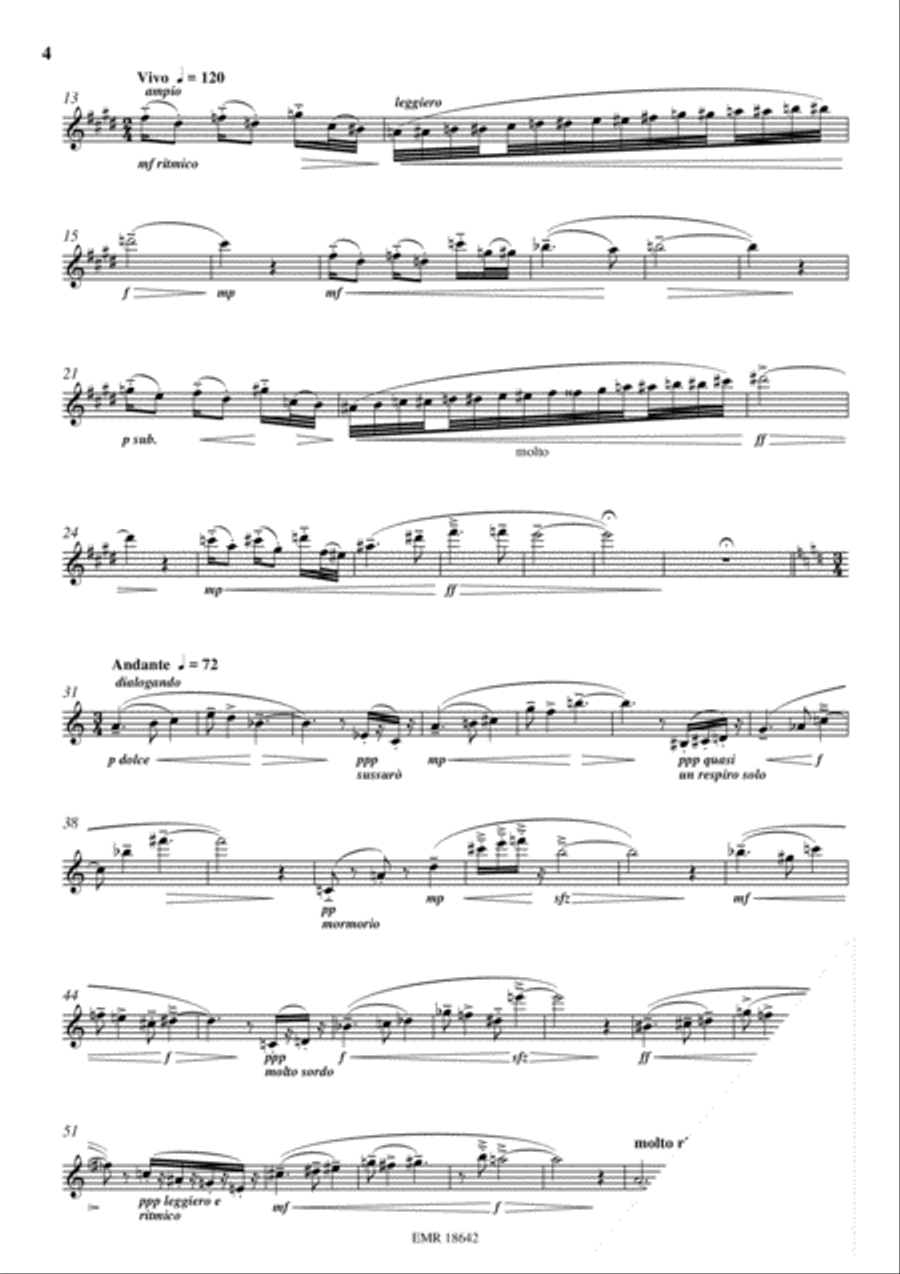 Il Ruscello Flute Solo scores gallery preview page 4