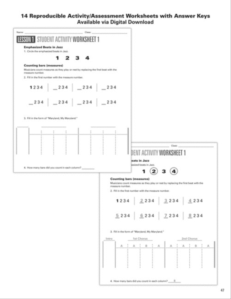 Jazz for Young People, Vol. 2, a Teacher's Resouce Guide To Choir scores gallery preview page 8