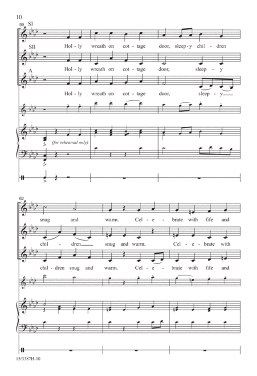 Burgundian Carol SSA scores gallery preview page 9