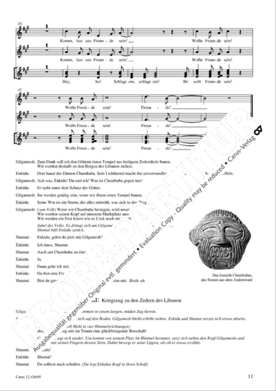 Gilgamesh - Konig von Uruk 3-Part scores gallery preview page 12