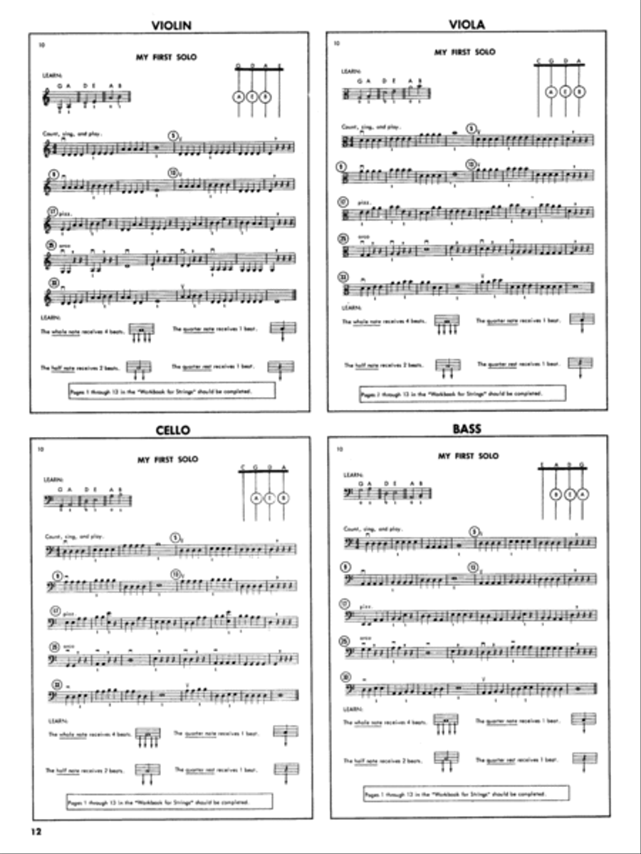 Solo Time for Strings, Book 1 Chamber Orchestra scores gallery preview page 28