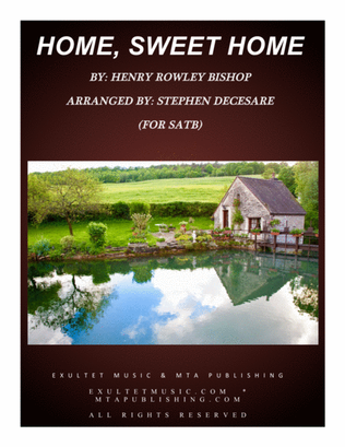 Book cover for Home, Sweet Home (SATB)