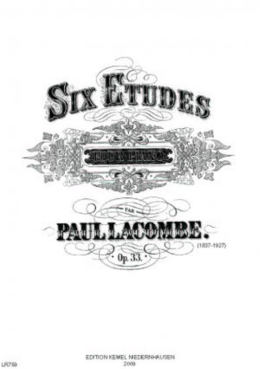 Six etudes Six etudes Piano Method scores gallery preview page 1