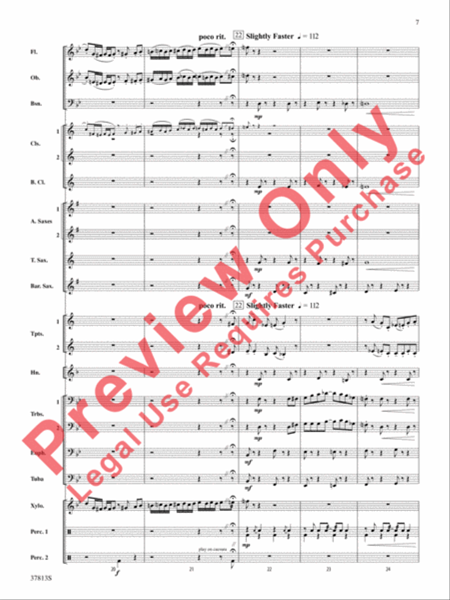 Ants in My Pants Concert Band scores gallery preview page 7