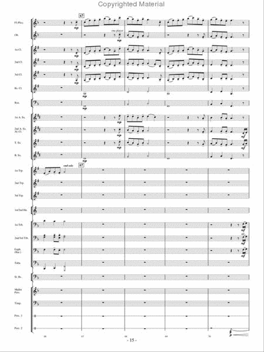 Make A Joyful Noise Concert Band scores gallery preview page 14