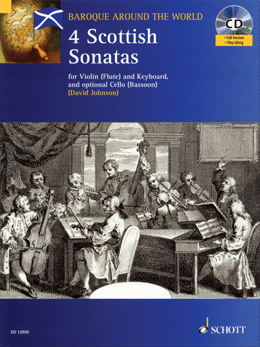 Four Scottish Sonatas Cello scores gallery preview page 1