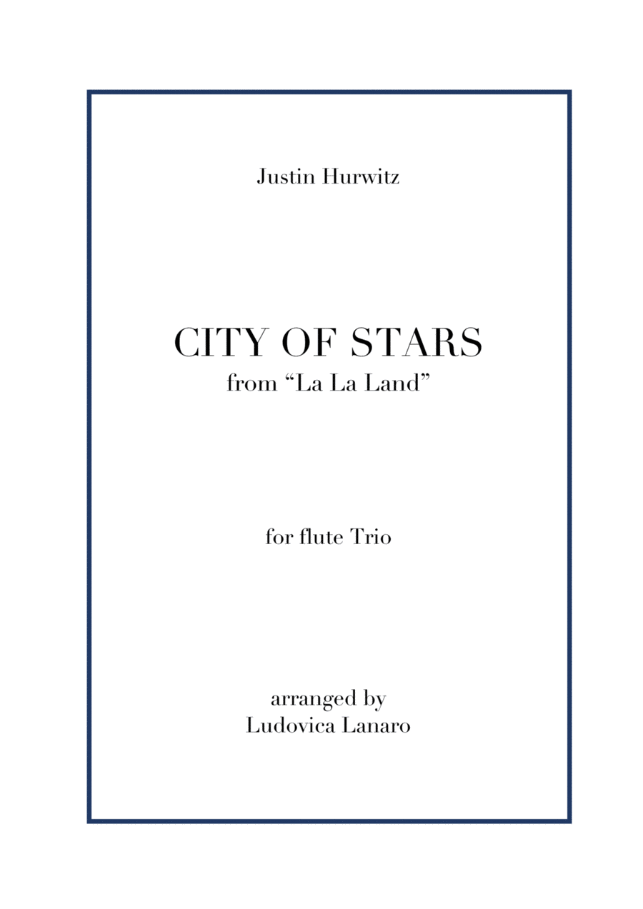 City Of Stars Woodwind Trio scores gallery preview page 1