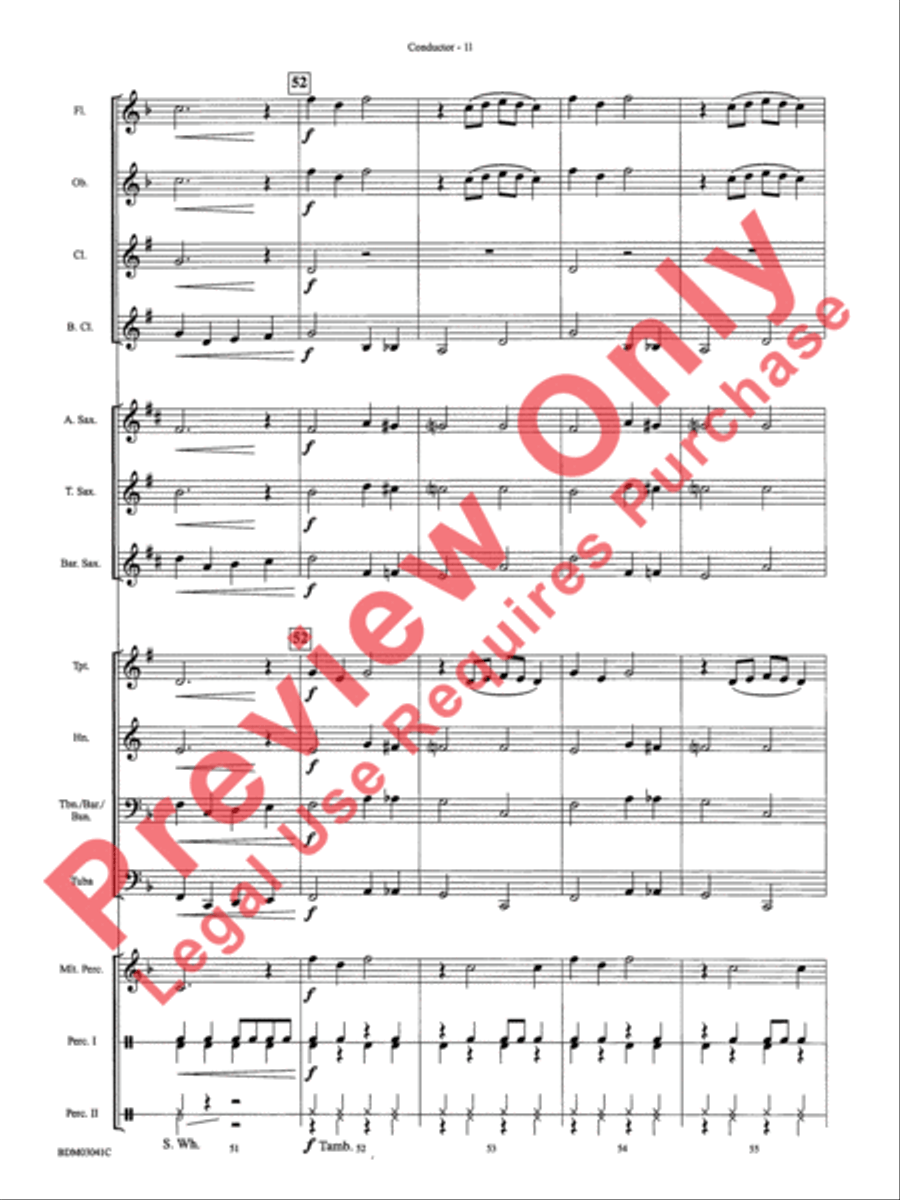 Clarinet Cookin' Clarinet Cookin' Concert Band scores gallery preview page 14