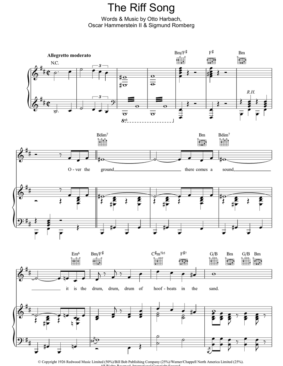 The Riff Song Guitar scores gallery preview page 1