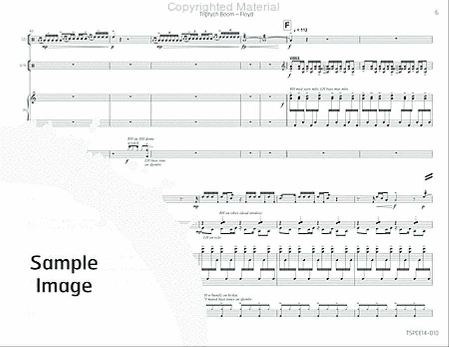 Triptych Boom Percussion Ensemble scores gallery preview page 10