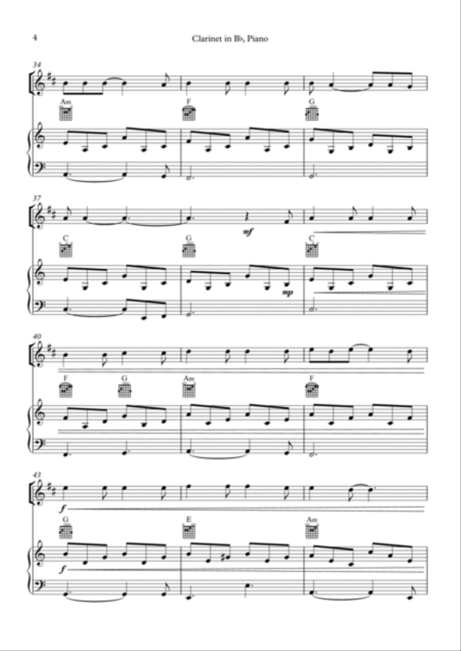Hallelujah Small Ensemble scores gallery preview page 4