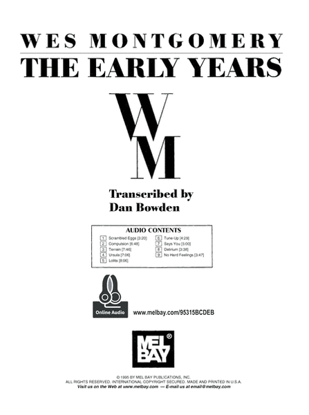 Wes Montgomery - The Early Years image number null