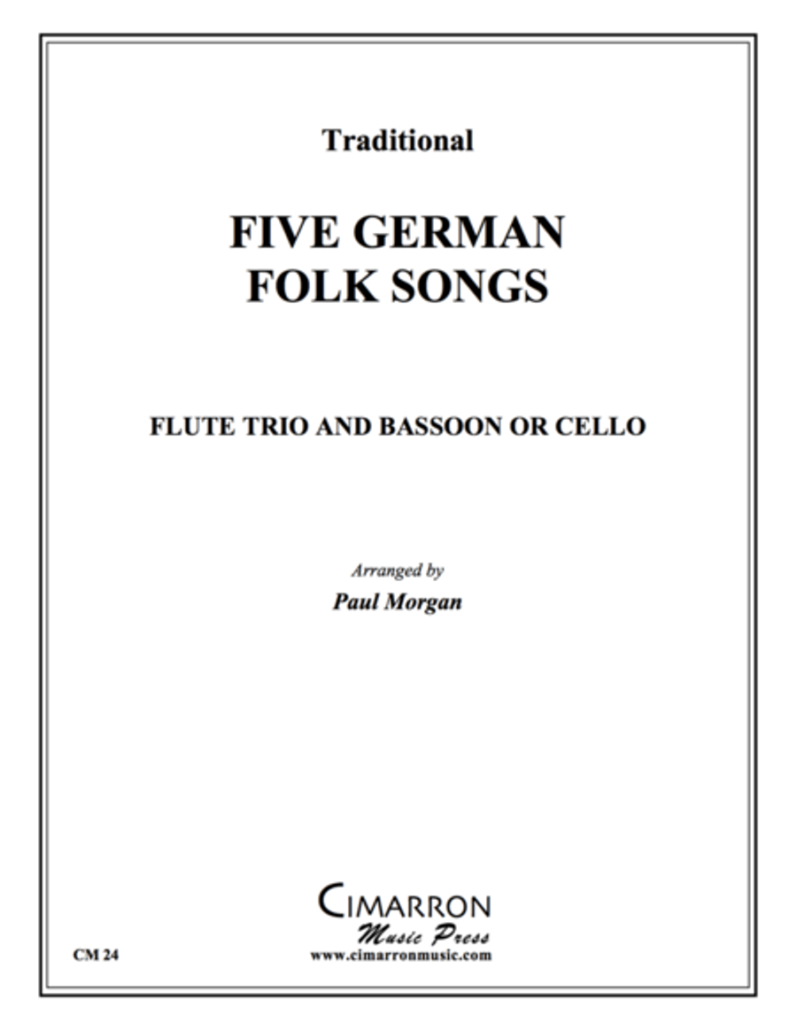 Five German Folk Songs Five German Folk Songs Woodwind Quartet scores gallery preview page 1