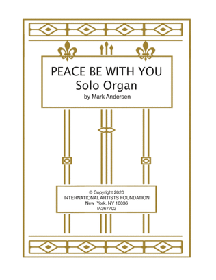 Book cover for Peace Be With You - organ solo