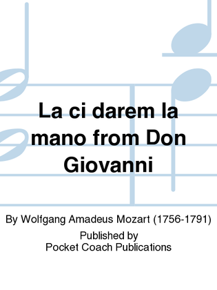 Book cover for La ci darem la mano from Don Giovanni