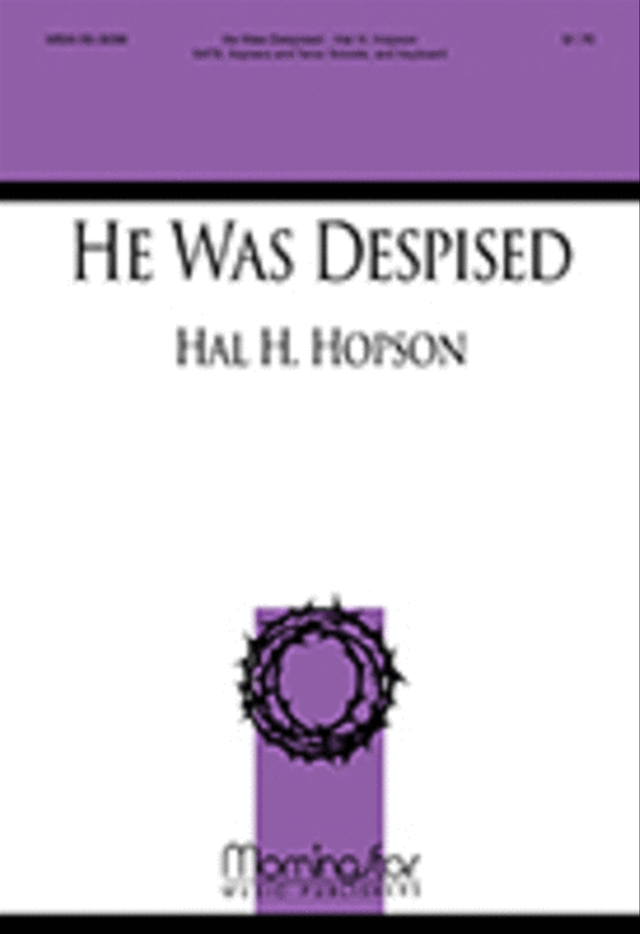 He Was Despised 4-Part scores gallery preview page 1