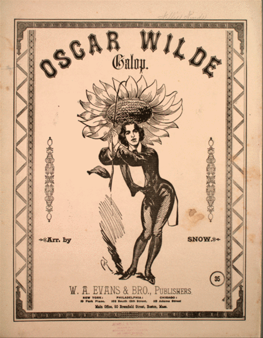 Oscar Wilde. Galop Piano Solo scores gallery preview page 1