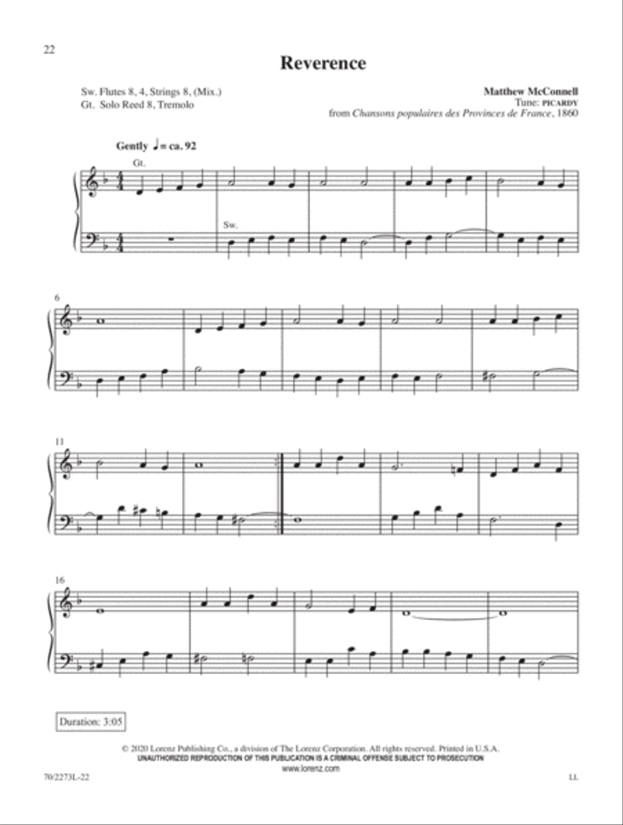 The Lord's Supper Organ Solo scores gallery preview page 11
