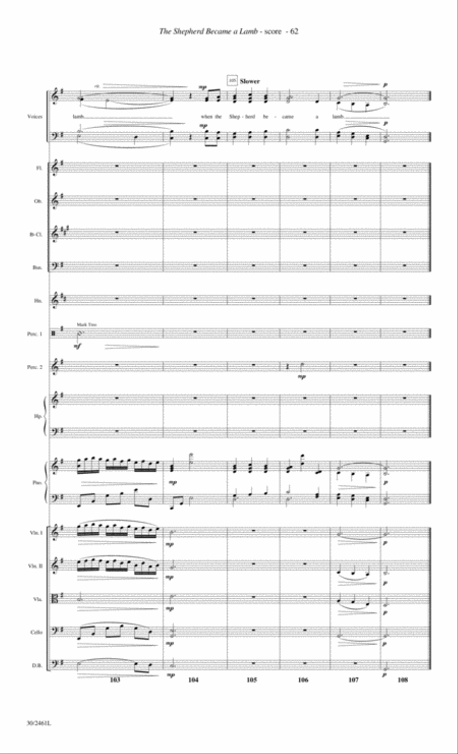 Journey to the Cross - Orchestral Score and Parts Choir scores gallery preview page 64