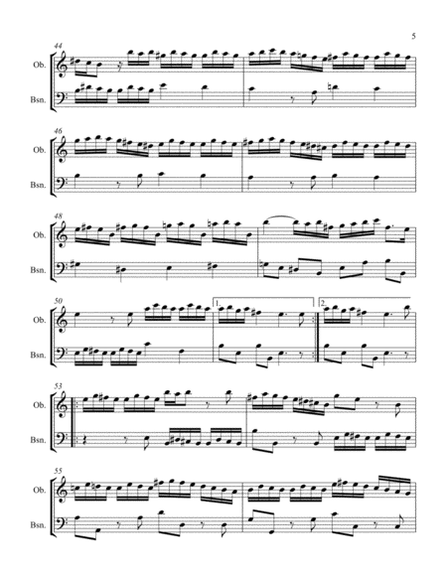 Sonata for Oboe and Bassoon