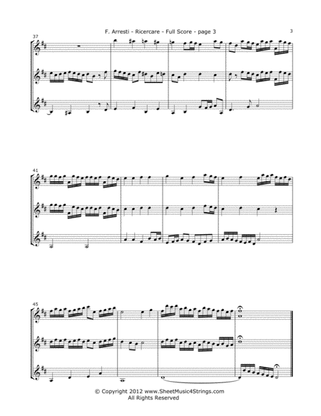 Fiala, J. - Concertino for Three, for Three Violins image number null