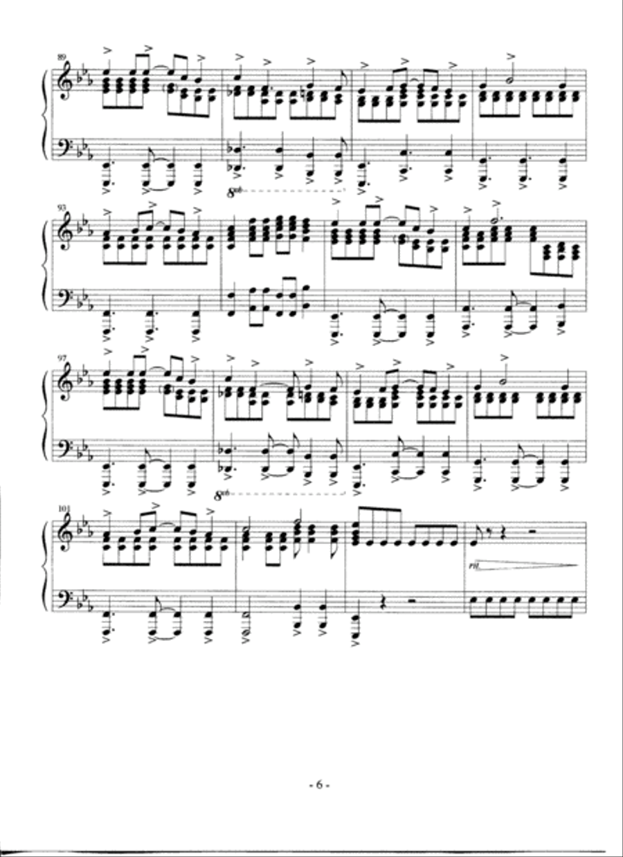The Magnificent Seven The Magnificent Seven Piano Solo scores gallery preview page 6