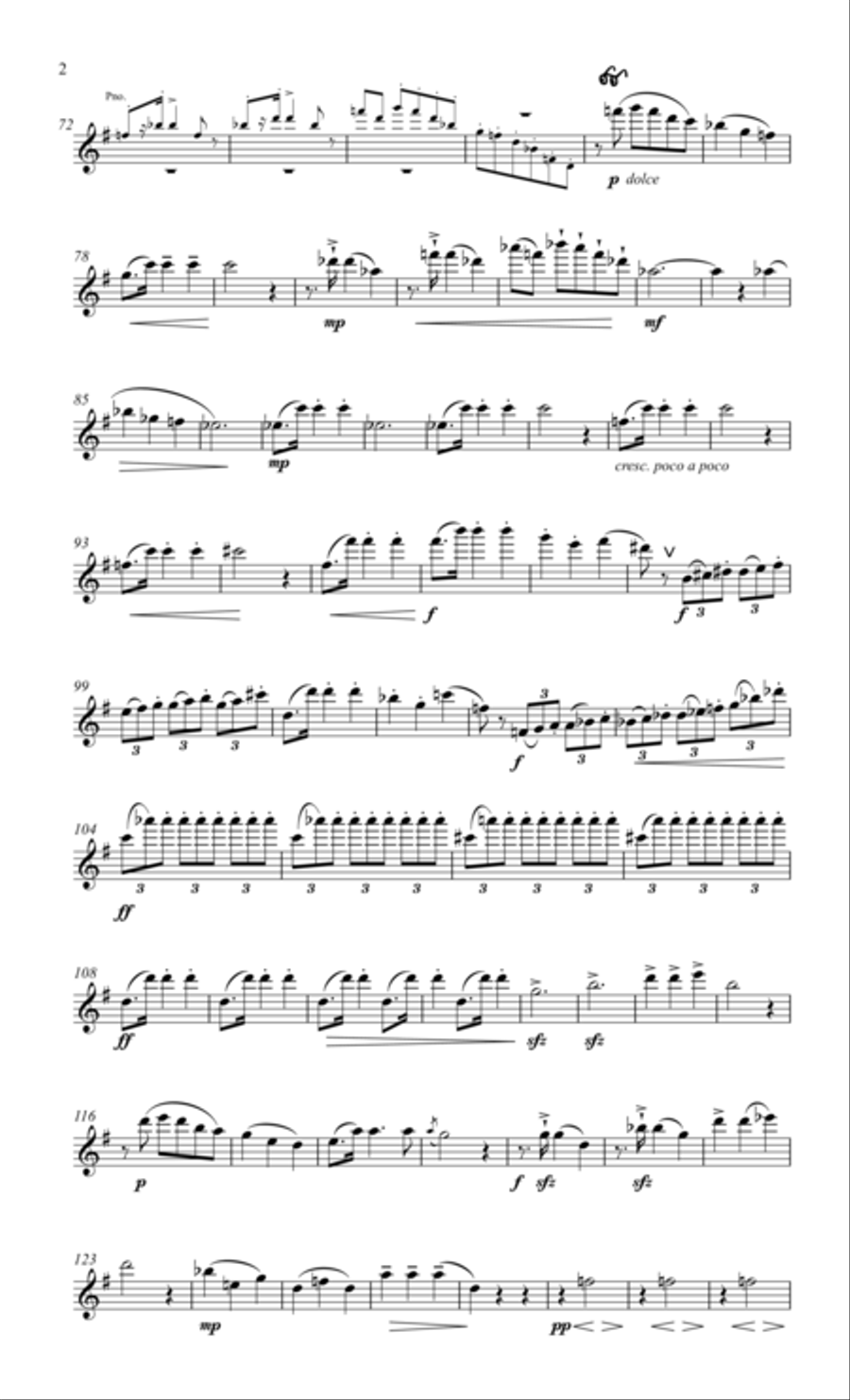 Dvorak Sonatina for flute & piano Dvorak Sonatina for flute & piano Flute Solo scores gallery preview page 3