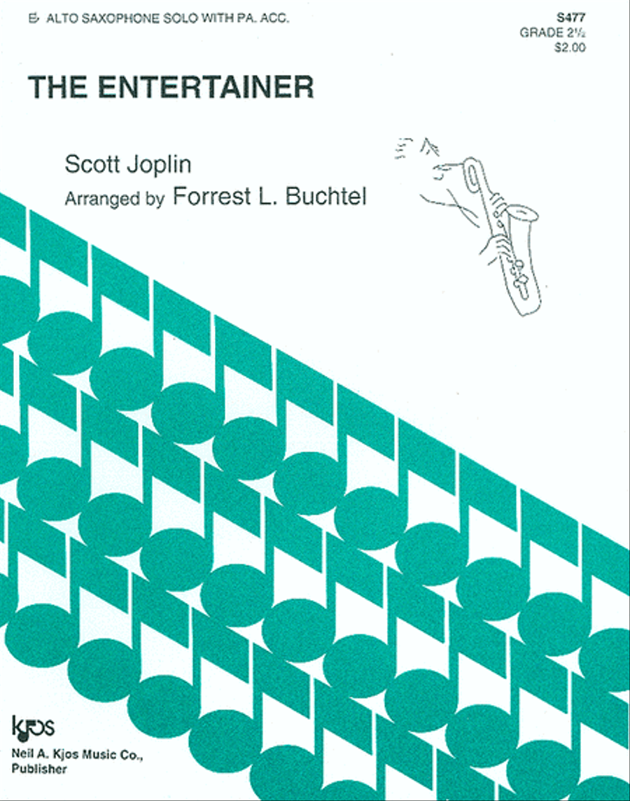The Entertainer Alto Saxophone scores gallery preview page 1