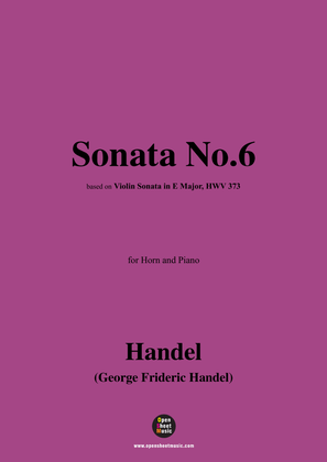 Handel-Sonata No.6,for Horn and Piano